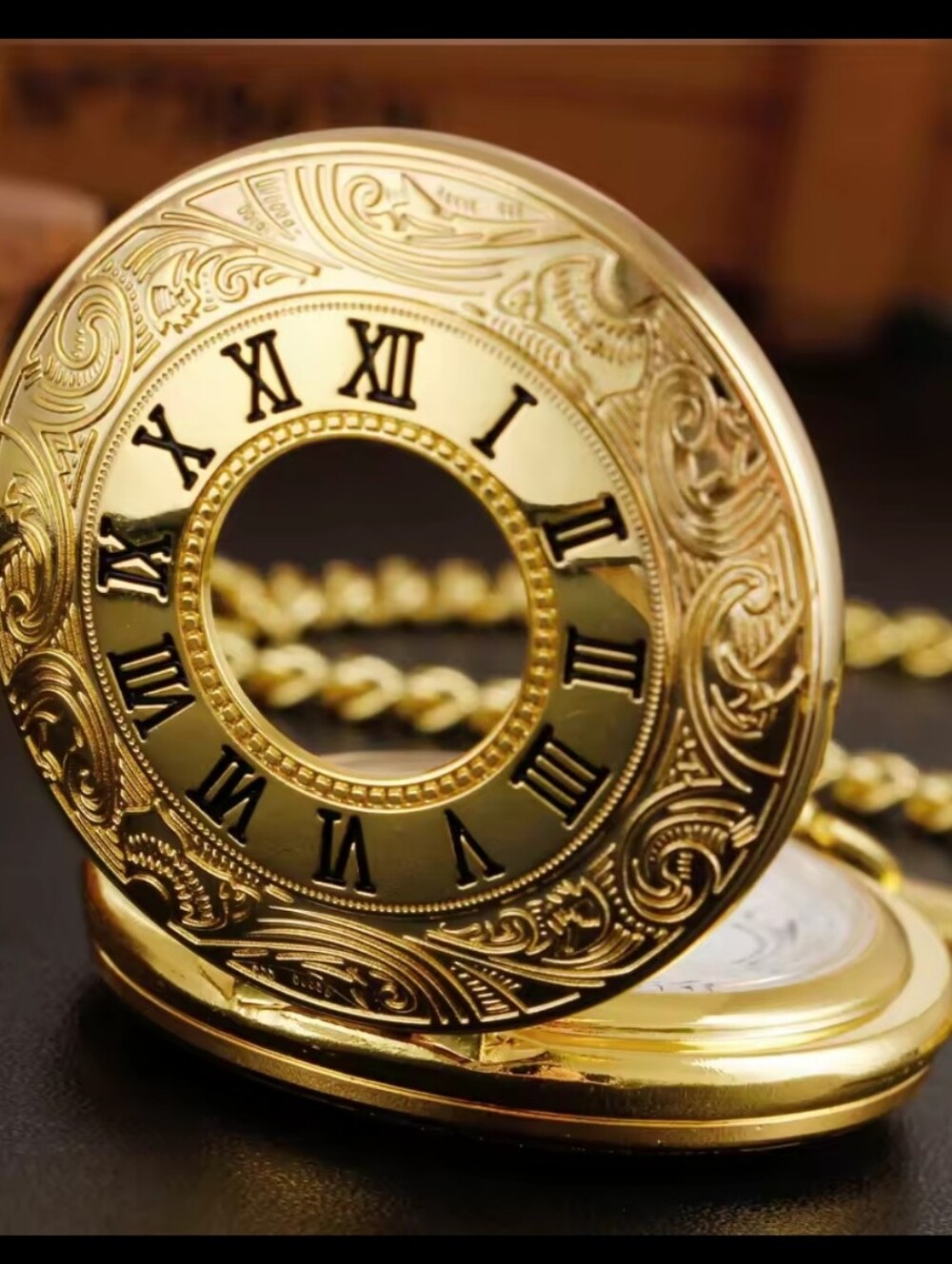 Beautiful new Roman numeral pocket watch